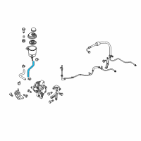 OEM 2008 Kia Spectra Hose-Return Diagram - 575352F000