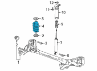OEM Chevrolet Bolt EUV Spring Diagram - 42757298