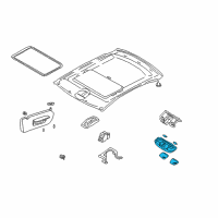 OEM Chrysler Sebring Lamp-Dome Diagram - MR605941