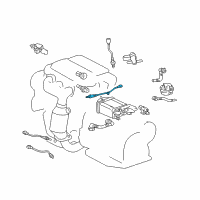 OEM 2004 Lexus ES330 Sensor, Air Fuel Rat Diagram - 89467-06040