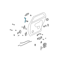 OEM 2004 Cadillac DeVille ROD, Door Locking Diagram - 15252622