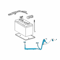 OEM Toyota 4Runner Positive Cable Diagram - 82122-35450