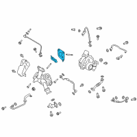 OEM Ford Edge Turbocharger Gasket Diagram - FT4Z-9448-B