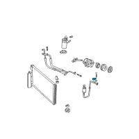 OEM 1997 Mercury Sable Pressure Switch Diagram - F5CZ-19D594-AA