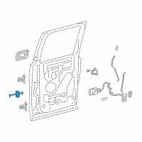 OEM 2008 Lincoln Mark LT Door Check Diagram - 4L3Z-1627204-AA