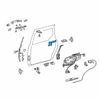 OEM Hinge Diagram - 68380-08031