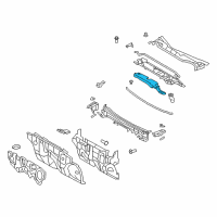 OEM 2012 Toyota Venza Insulator Diagram - 55787-0T010