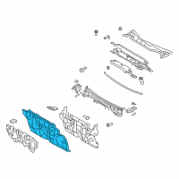 OEM 2010 Toyota Venza Dash Panel Diagram - 55101-0T010