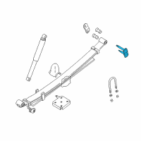 OEM Dodge Ram 50 SHACKLE-SHACKLE, Rear Suspension SPRI Diagram - MB110494