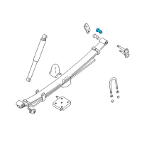 OEM 1990 Dodge Ram 50 BUSHING K-Rear Suspension Spring Diagram - MB584531