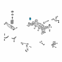 OEM 2009 Hyundai Veracruz Bushing-Crossmember Diagram - 55418-2B000