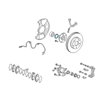 OEM Honda Civic Circlip, Special Inner (78MM) Diagram - 90681-SNA-000