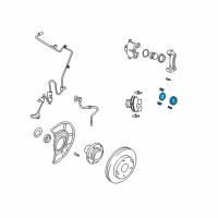 OEM 2003 Kia Optima Seal Kit-Front Disc Brake Diagram - 58102M3A10