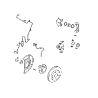 OEM Hyundai Tiburon Boot-Guide Rod Diagram - 58164-33000