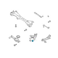 OEM 2006 Kia Sedona Pillow Ball Bush Assembly Diagram - 551304D000