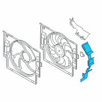 OEM BMW Flap For Fan Cowl Diagram - 17-11-7-857-500