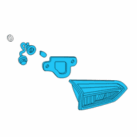 OEM 2020 Buick Envision Back Up Lamp Assembly Diagram - 84543164