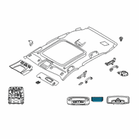 OEM BMW 330e Interior Light Diagram - 63-31-9-280-501