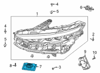 OEM 2021 Ford Mustang Mach-E PROCESSOR - LIGHTING CONTROL Diagram - LJ8Z-13C788-A