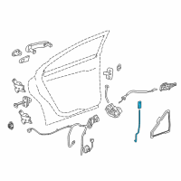 OEM 2014 Buick Verano Lock Rod Diagram - 13299667