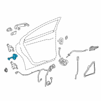 OEM 2015 Buick Verano Door Check Diagram - 13363545