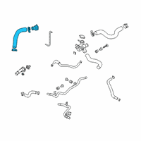 OEM 2021 Kia Forte Hose Assembly-RADAATOR, L Diagram - 25415M7100