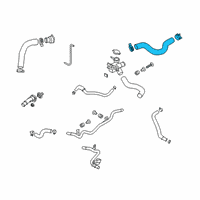 OEM Kia Forte Hose Assembly-Radiator, U Diagram - 25414M7100