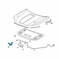 OEM GMC Latch Diagram - 84177479