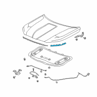 OEM 2022 GMC Terrain Side Weatherstrip Diagram - 84018158