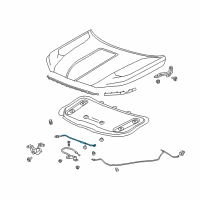 OEM GMC Support Rod Diagram - 84782960