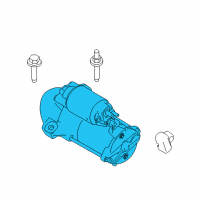 OEM 2014 Ford Flex Starter Diagram - 8G1Z-11V002-BRM1