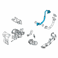 OEM Jeep Renegade Tube-Oil Feed Diagram - 68440357AA