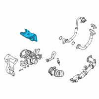 OEM Jeep Renegade Shield-TURBOCHARGER Diagram - 68439148AA