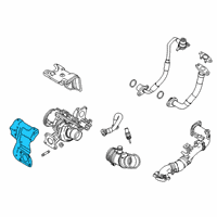 OEM Jeep Shield-TURBOCHARGER Diagram - 68439082AA