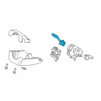 OEM 2020 Ford Fusion Signal Switch Diagram - HG9Z-13341-HB