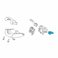 OEM 2014 Ford Fusion Wiper Switch Diagram - DG9Z-17A553-AA