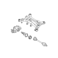 OEM 2012 BMW M3 Rubber Mount, Roll-Over Strut Diagram - 33-32-6-770-829