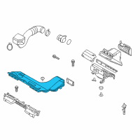 OEM 2016 Hyundai Sonata Duct Assembly-Air Diagram - 28210-E6100