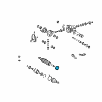 OEM 2007 Lexus LX470 Seal, Dust Diagram - 90304-A0001