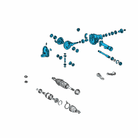 OEM Differential Assembly Diagram - 41110-6A171