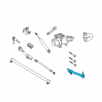 OEM 2006 Ford F-250 Super Duty Drag Link Diagram - HC3Z-3A131-H