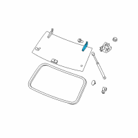 OEM 2006 Jeep Commander Liftgate Hinge Diagram - 55369022AC