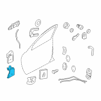 OEM Buick LaCrosse Lower Hinge Diagram - 22743769