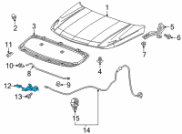 OEM Chevrolet Bolt EUV Latch Diagram - 42692630