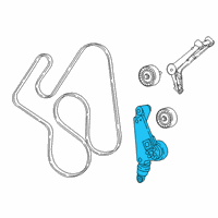 OEM 2018 Jeep Wrangler TENSIONER-Belt Diagram - 5281453AB