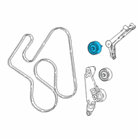 OEM Jeep Pulley-Idler Diagram - 5281821AA