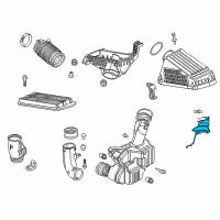 OEM Honda Accord Cover, Air In. Diagram - 17246-RCA-A00