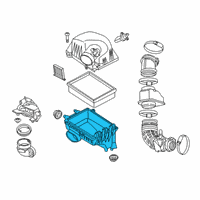 OEM 2021 Chevrolet Trax Air Cleaner Body Diagram - 94522422