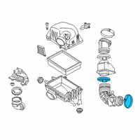 OEM Buick Encore Outlet Duct Clamp Diagram - 13315931