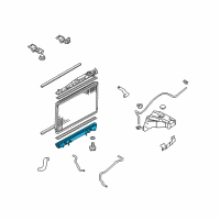 OEM 2006 Infiniti Q45 Tank-Radiator, Upper Diagram - 21412-AR000